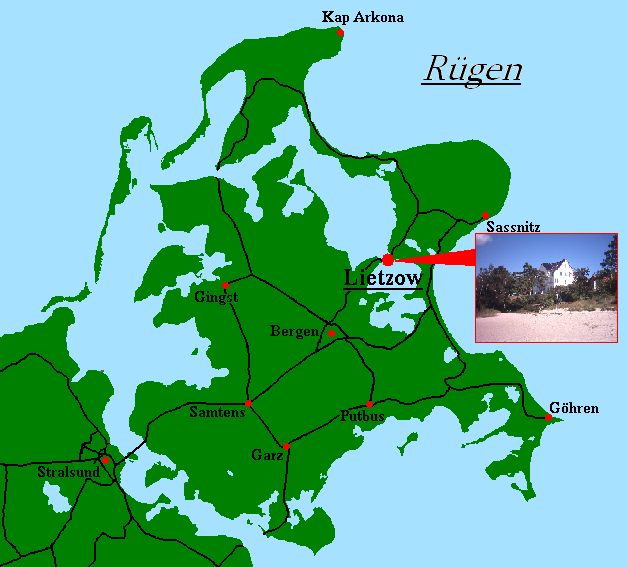 Unterkunft im Zentrum von Rügen