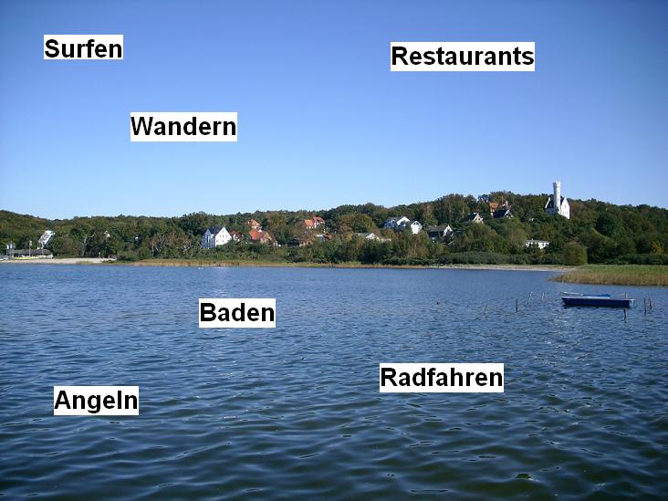 Freizeit und Aktivitäten in Lietzow auf Rügen   